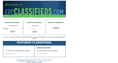Desktop Screenshot of epcclassifieds.com